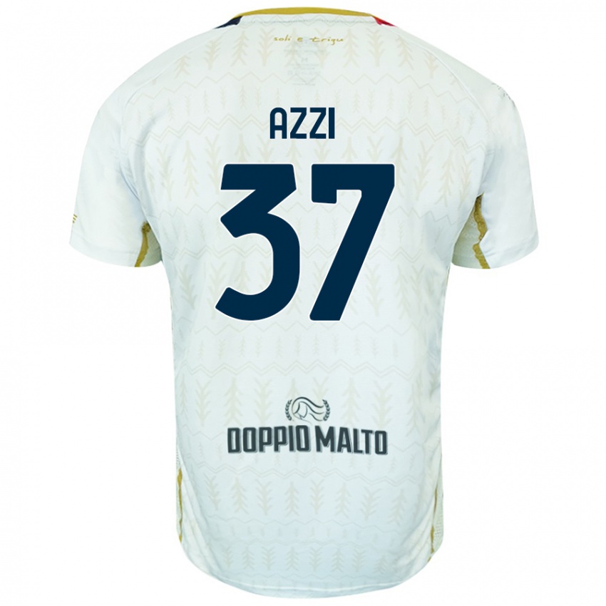 Niño Camiseta Paulo Azzi #37 Blanco 2ª Equipación 2024/25 La Camisa