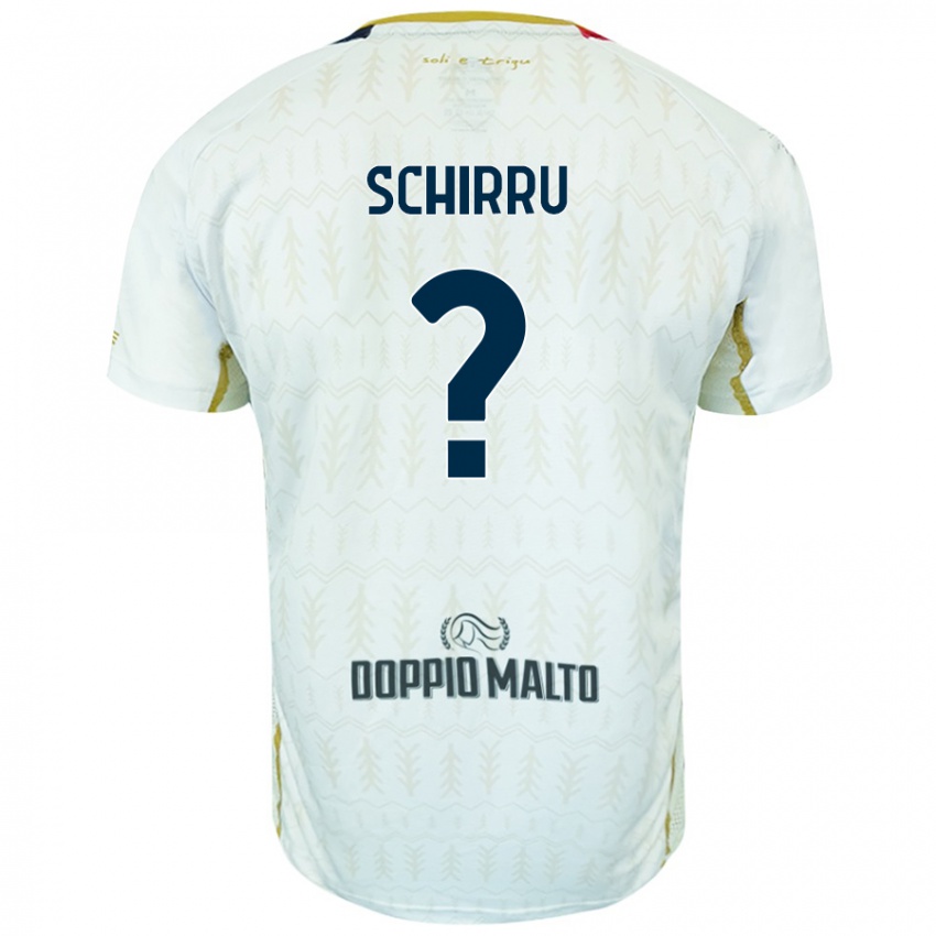 Niño Camiseta Andrea Schirru #0 Blanco 2ª Equipación 2024/25 La Camisa