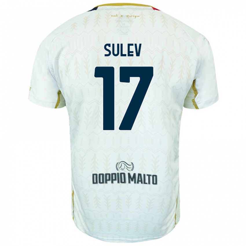 Niño Camiseta Ivan Sulev #17 Blanco 2ª Equipación 2024/25 La Camisa