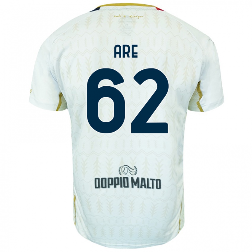 Niño Camiseta Emmanuele Are #62 Blanco 2ª Equipación 2024/25 La Camisa