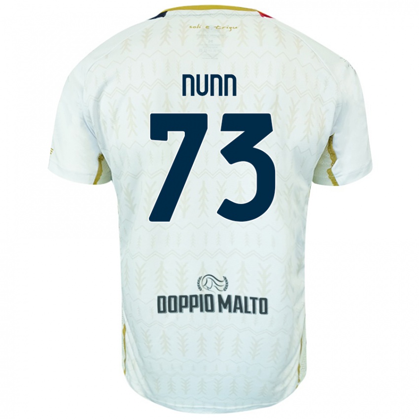 Niño Camiseta Jack Nunn #73 Blanco 2ª Equipación 2024/25 La Camisa