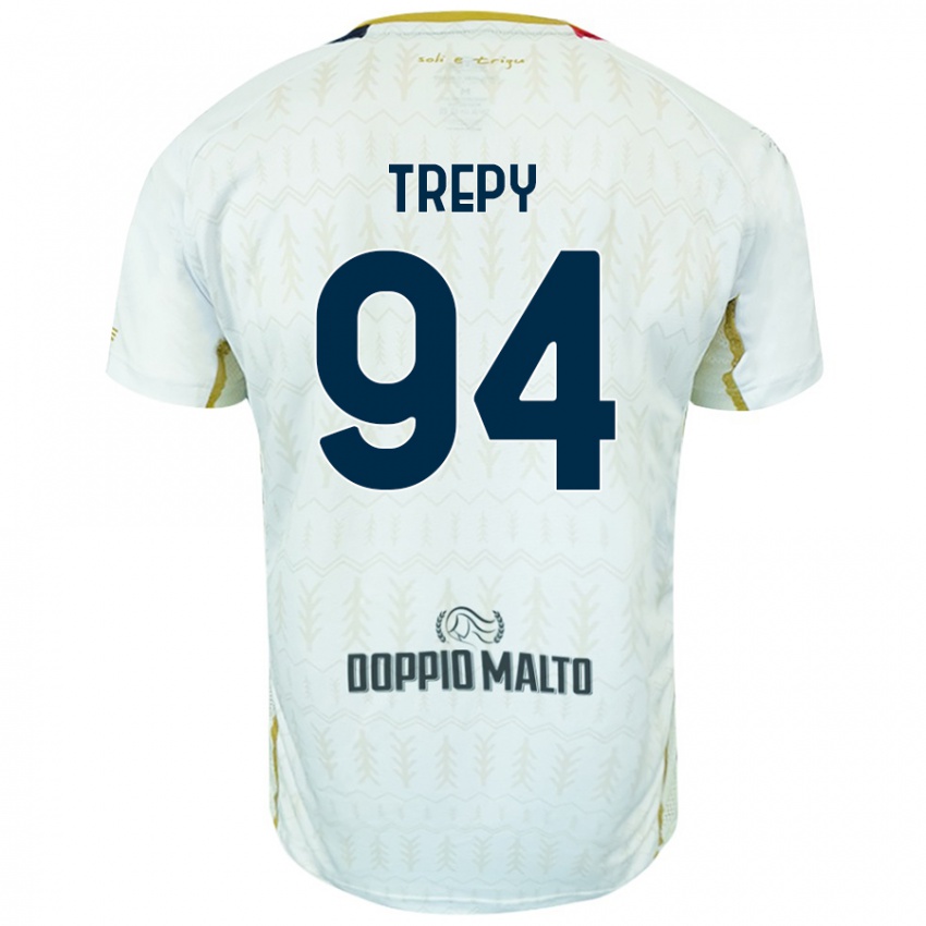 Niño Camiseta Yael Trepy #94 Blanco 2ª Equipación 2024/25 La Camisa