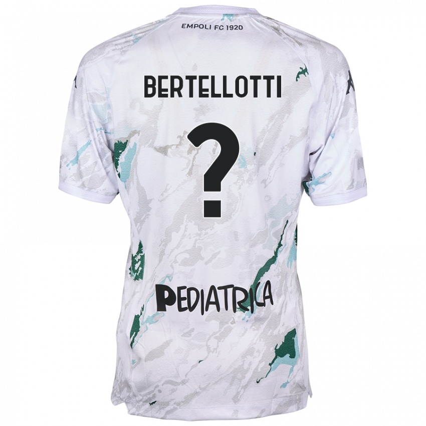 Niño Camiseta Giacomo Bertellotti #0 Gris 2ª Equipación 2024/25 La Camisa