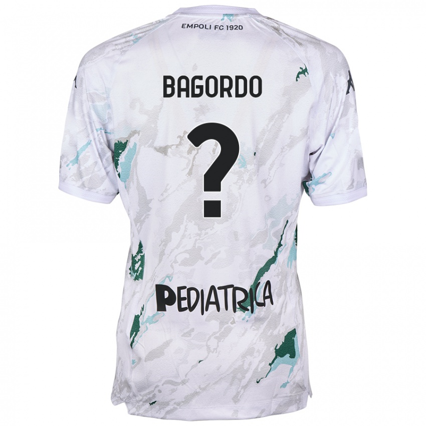 Niño Camiseta Cristian Bagordo #0 Gris 2ª Equipación 2024/25 La Camisa