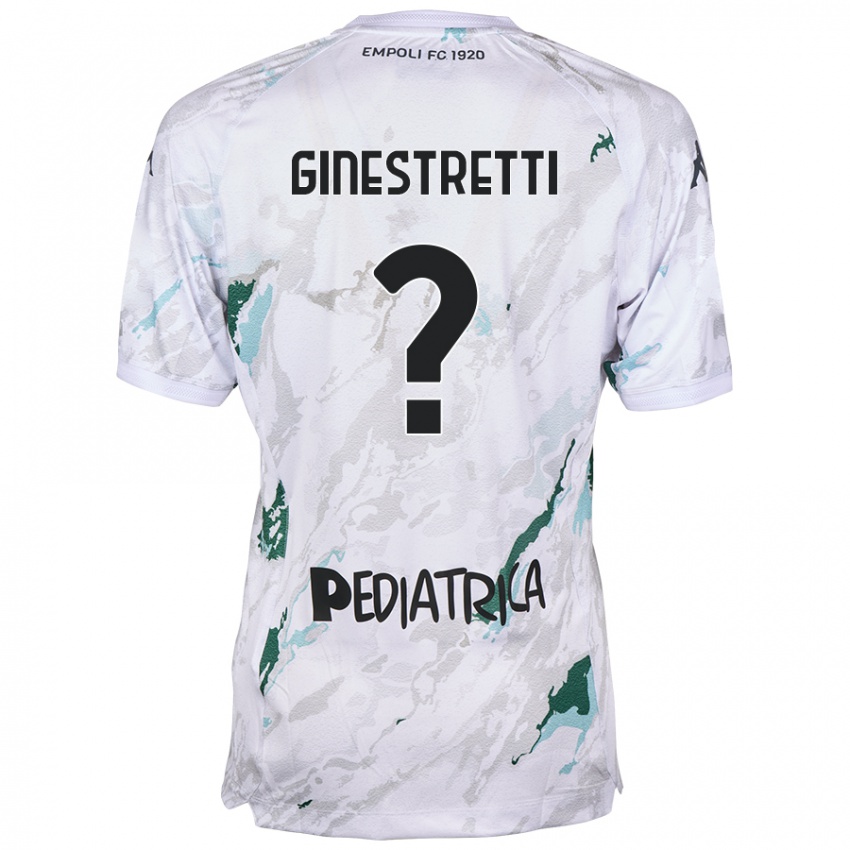 Niño Camiseta Davide Ginestretti #0 Gris 2ª Equipación 2024/25 La Camisa