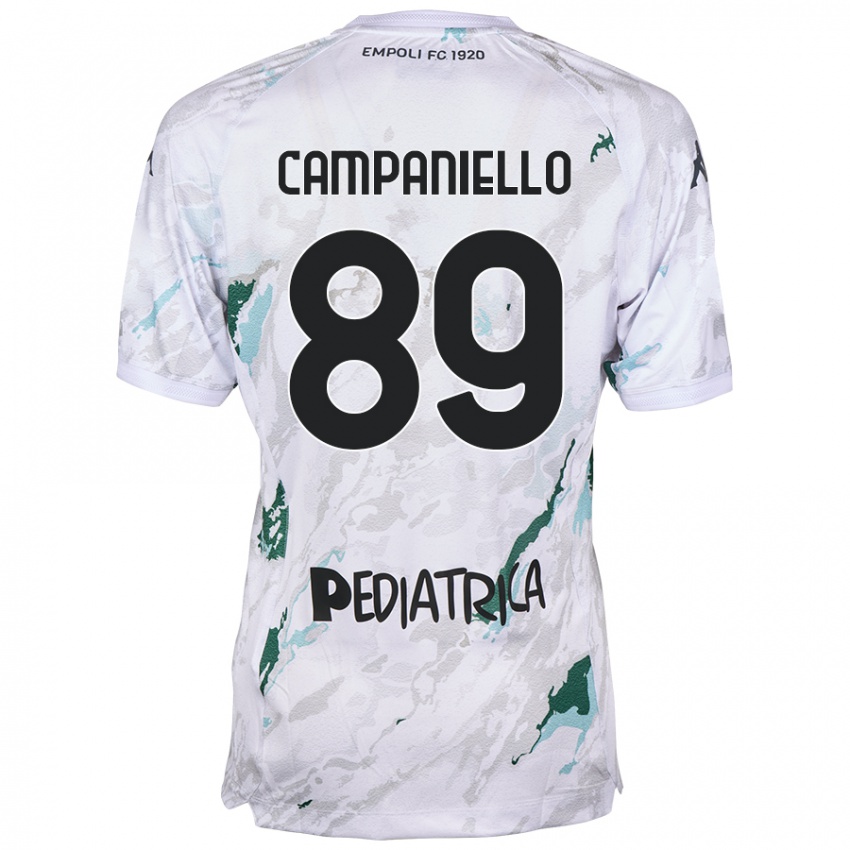 Niño Camiseta Thomas Campaniello #89 Gris 2ª Equipación 2024/25 La Camisa