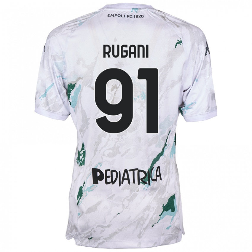 Niño Camiseta Tommaso Rugani #91 Gris 2ª Equipación 2024/25 La Camisa