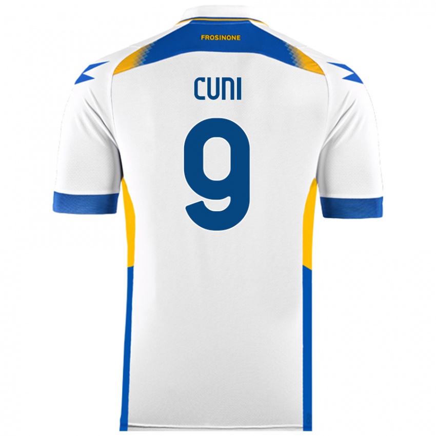 Niño Camiseta Marvin Cuni #9 Blanco 2ª Equipación 2024/25 La Camisa