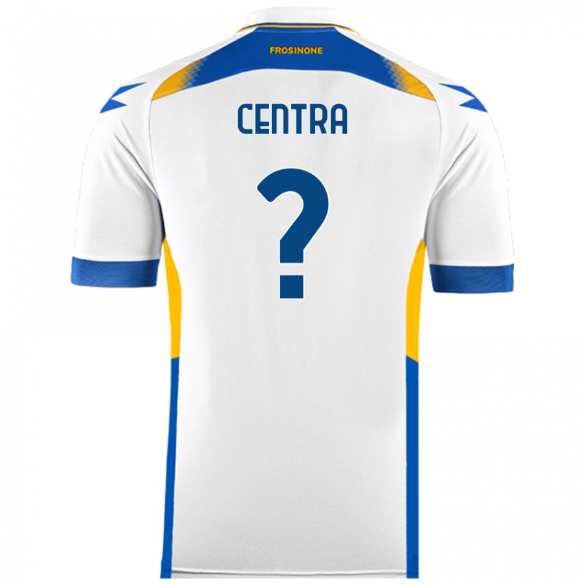 Niño Camiseta Francesco Centra #0 Blanco 2ª Equipación 2024/25 La Camisa