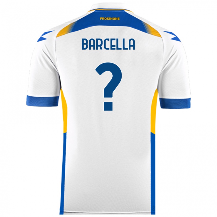 Niño Camiseta Kevin Barcella #0 Blanco 2ª Equipación 2024/25 La Camisa