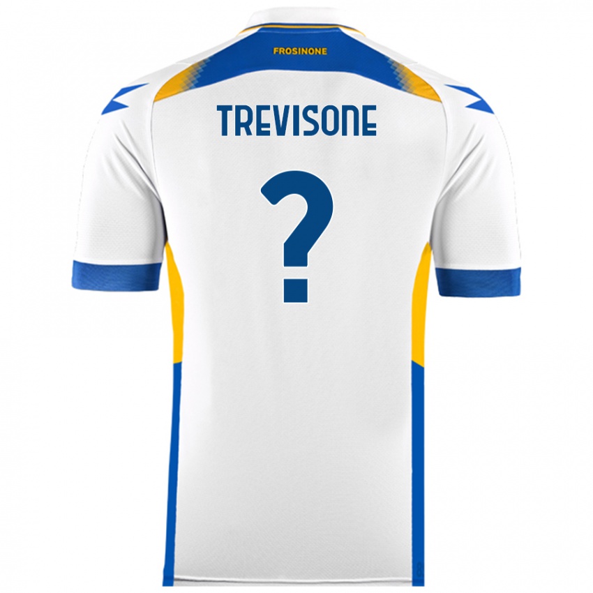 Niño Camiseta Gianmarco Trevisone #0 Blanco 2ª Equipación 2024/25 La Camisa