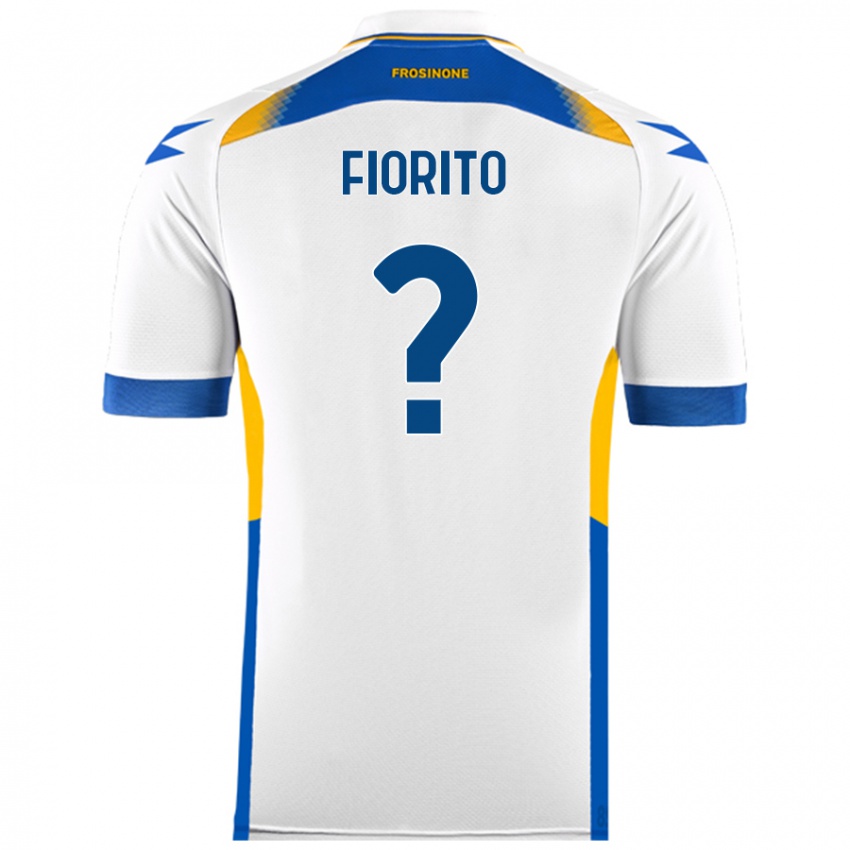 Niño Camiseta Loris Fiorito #0 Blanco 2ª Equipación 2024/25 La Camisa