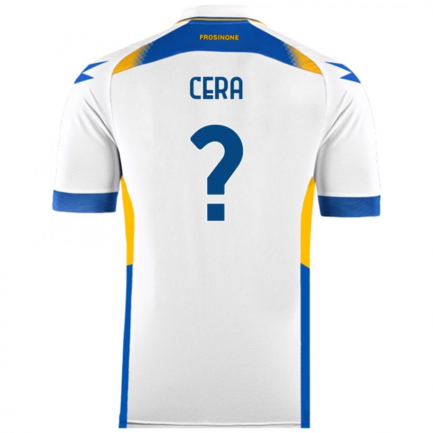 Niño Camiseta Luigi Cera #0 Blanco 2ª Equipación 2024/25 La Camisa