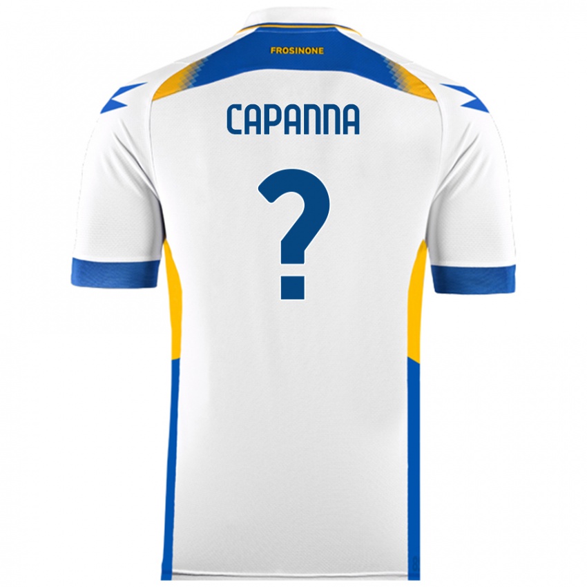 Niño Camiseta Tommaso Capanna #0 Blanco 2ª Equipación 2024/25 La Camisa