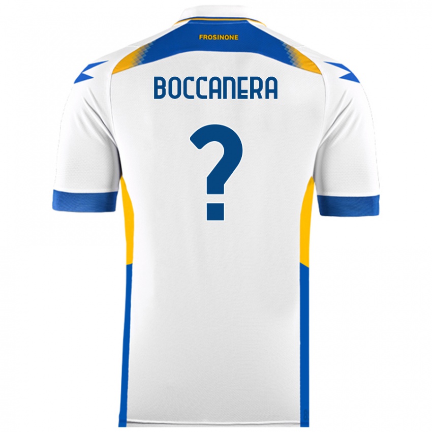 Niño Camiseta Alessio Boccanera #0 Blanco 2ª Equipación 2024/25 La Camisa