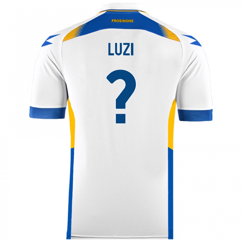 Niño Camiseta Daniel Luzi #0 Blanco 2ª Equipación 2024/25 La Camisa