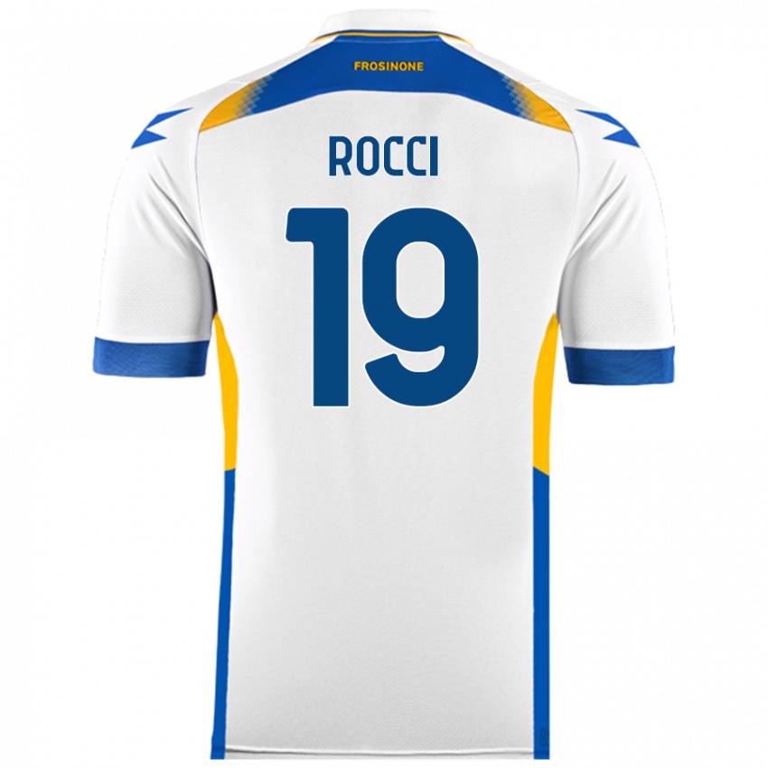 Niño Camiseta Valerio Rocci #19 Blanco 2ª Equipación 2024/25 La Camisa