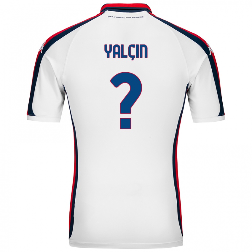 Niño Camiseta Güven Yalçın #0 Blanco 2ª Equipación 2024/25 La Camisa