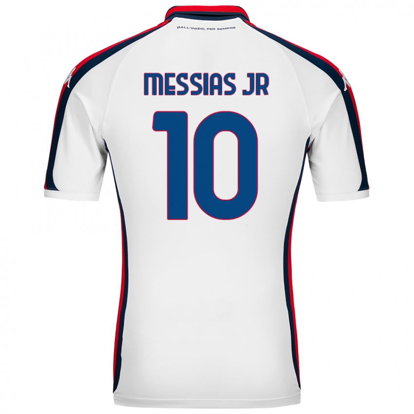 Niño Camiseta Junior Messias #10 Blanco 2ª Equipación 2024/25 La Camisa