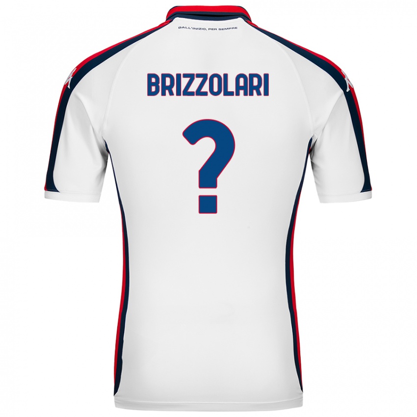 Niño Camiseta Mattia Brizzolari #0 Blanco 2ª Equipación 2024/25 La Camisa