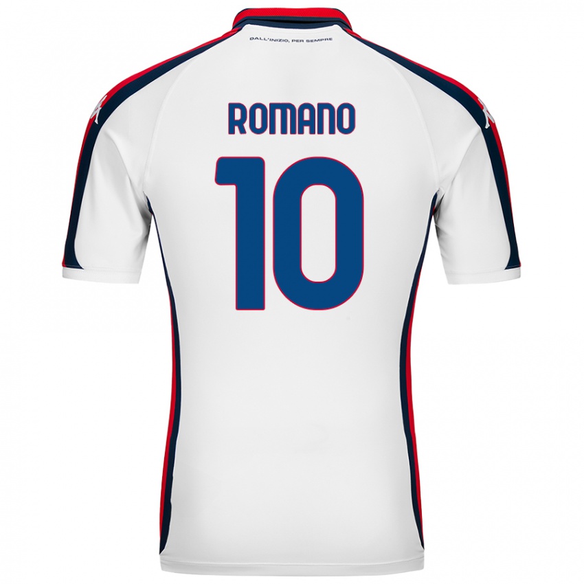 Niño Camiseta Marco Romano #10 Blanco 2ª Equipación 2024/25 La Camisa