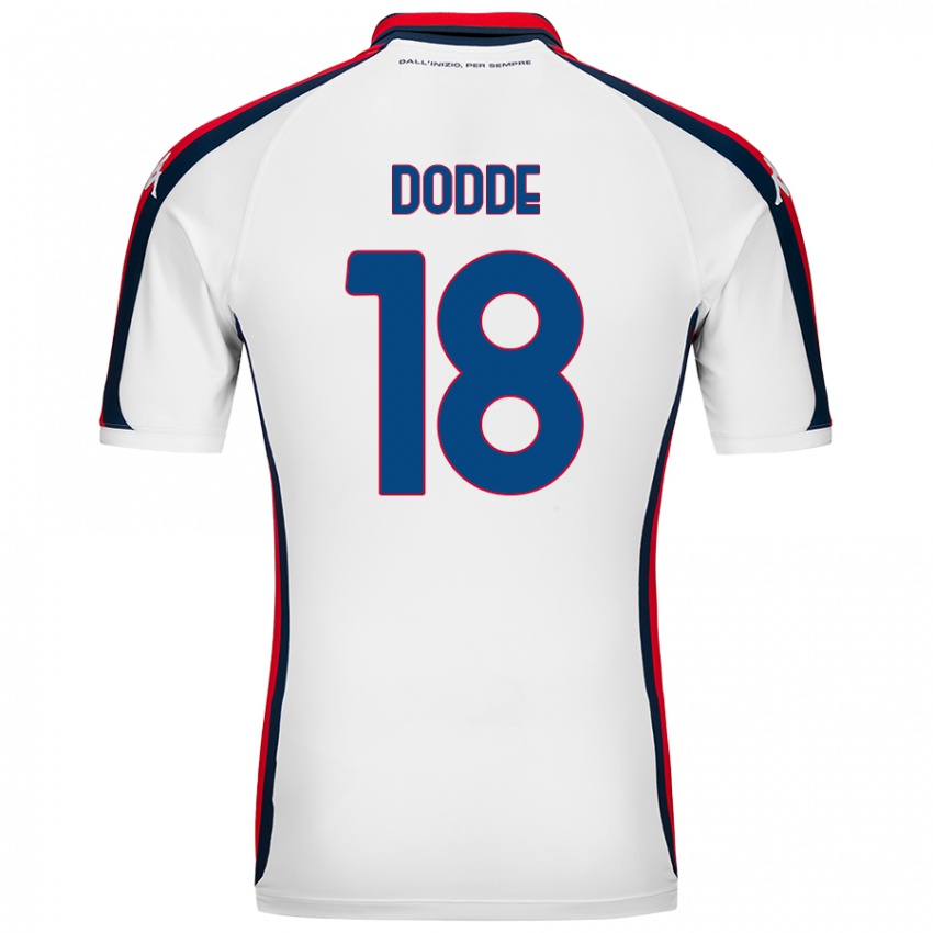 Niño Camiseta Filippo Dodde #18 Blanco 2ª Equipación 2024/25 La Camisa