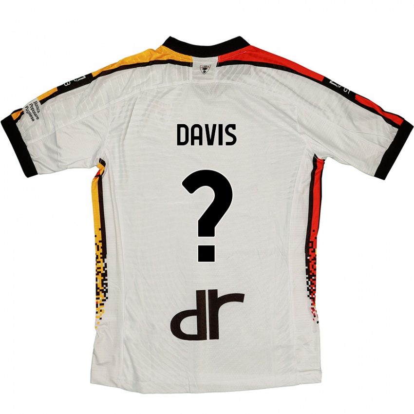 Niño Camiseta Sammi Davis #0 Blanco Negro 2ª Equipación 2024/25 La Camisa