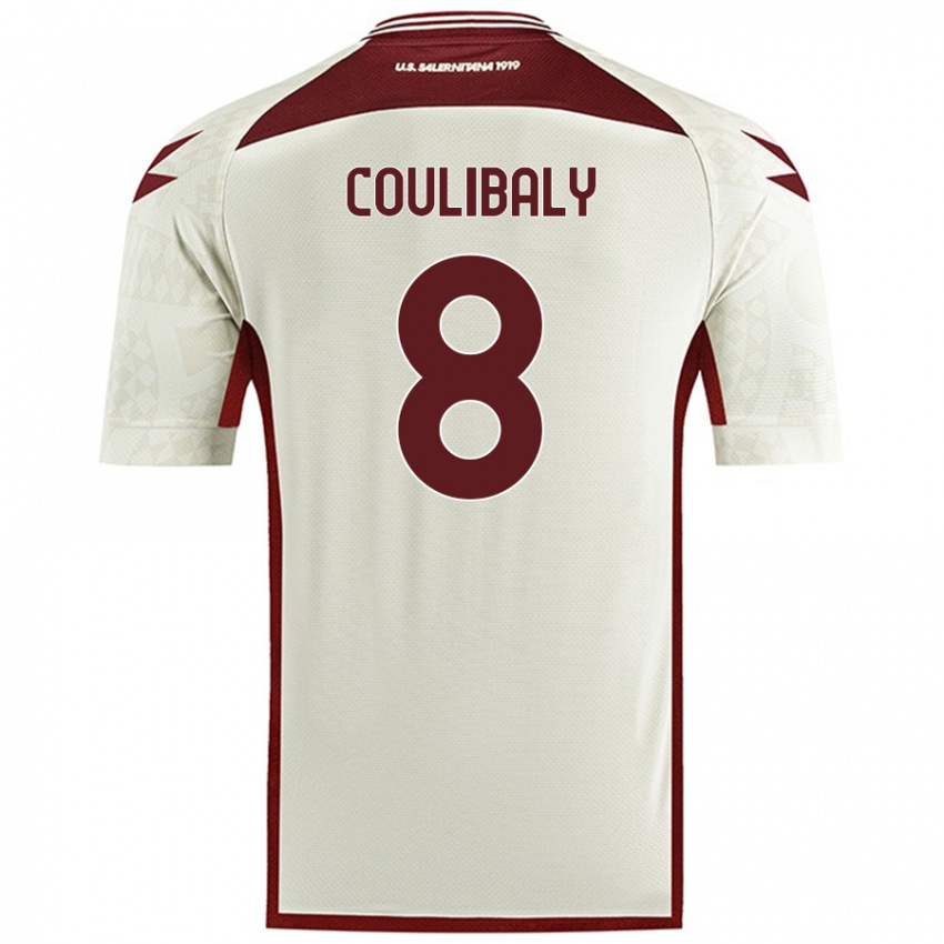 Niño Camiseta Mamadou Coulibaly #8 Color Crema 2ª Equipación 2024/25 La Camisa