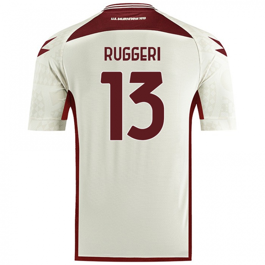 Niño Camiseta Fabio Ruggeri #13 Color Crema 2ª Equipación 2024/25 La Camisa