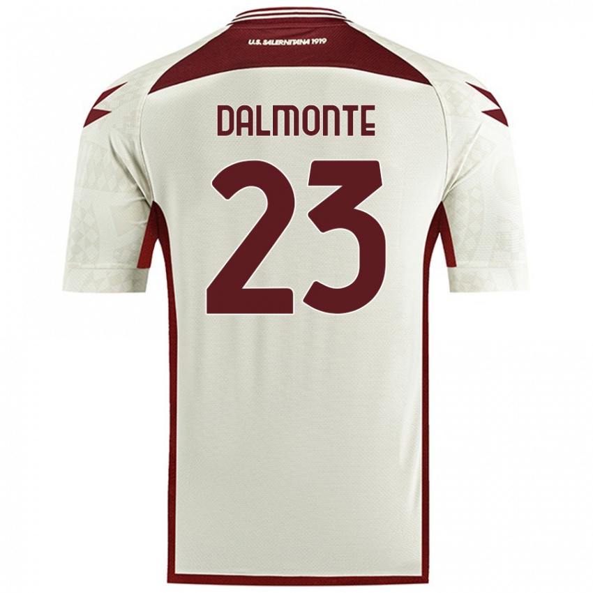 Niño Camiseta Nicola Dalmonte #23 Color Crema 2ª Equipación 2024/25 La Camisa