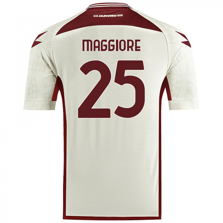 Niño Camiseta Giulio Maggiore #25 Color Crema 2ª Equipación 2024/25 La Camisa