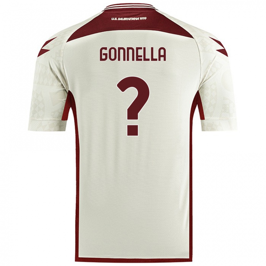 Niño Camiseta Andrea Gonnella #0 Color Crema 2ª Equipación 2024/25 La Camisa