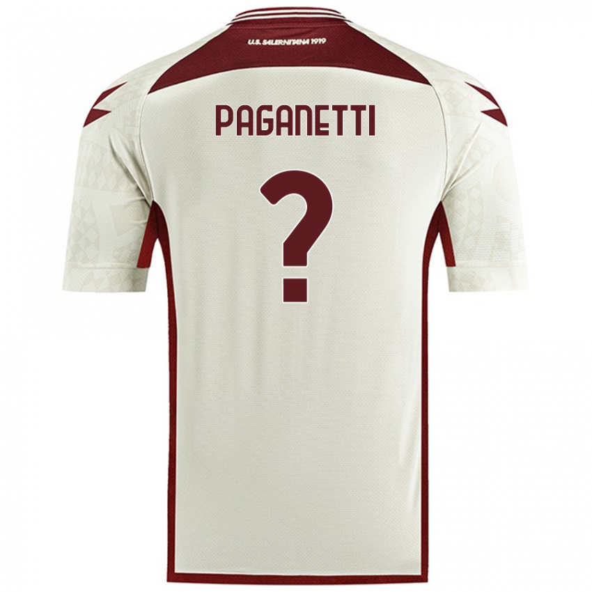 Niño Camiseta Giacomo Paganetti #0 Color Crema 2ª Equipación 2024/25 La Camisa