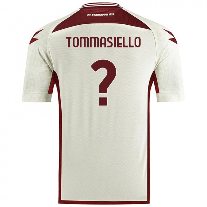 Niño Camiseta Francesco Tommasiello #0 Color Crema 2ª Equipación 2024/25 La Camisa