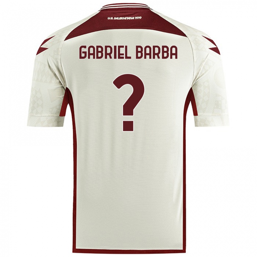 Niño Camiseta Luigi Gabriel Barba #0 Color Crema 2ª Equipación 2024/25 La Camisa