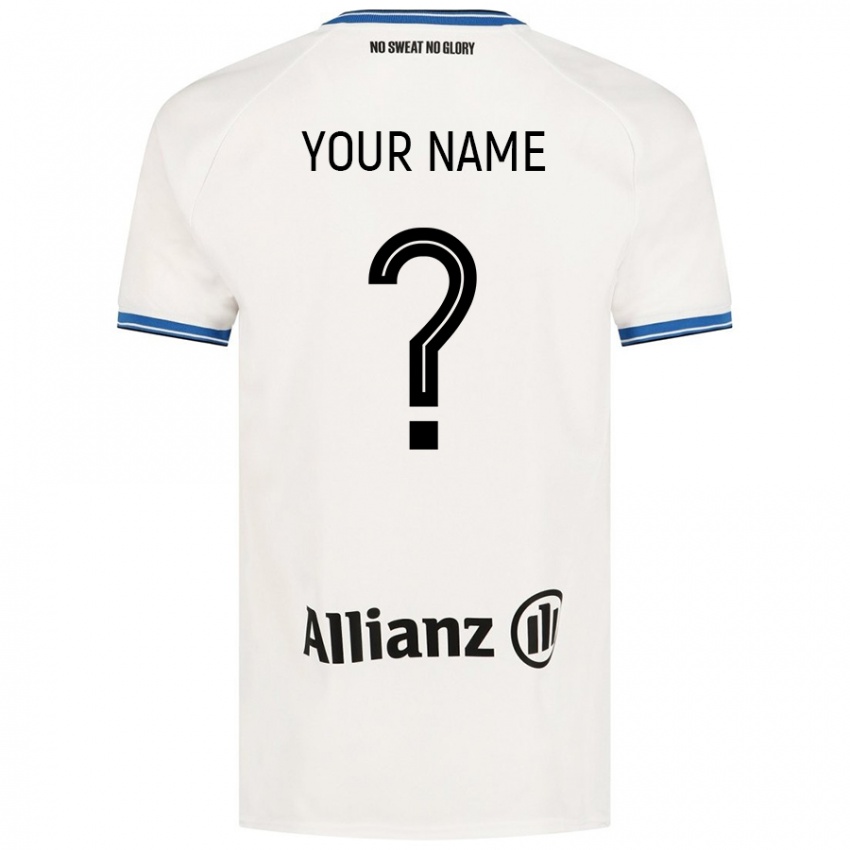 Niño Camiseta Su Nombre #0 Blanco 2ª Equipación 2024/25 La Camisa