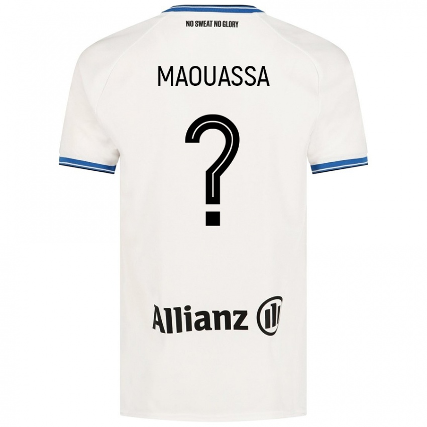 Niño Camiseta Faitout Maouassa #0 Blanco 2ª Equipación 2024/25 La Camisa