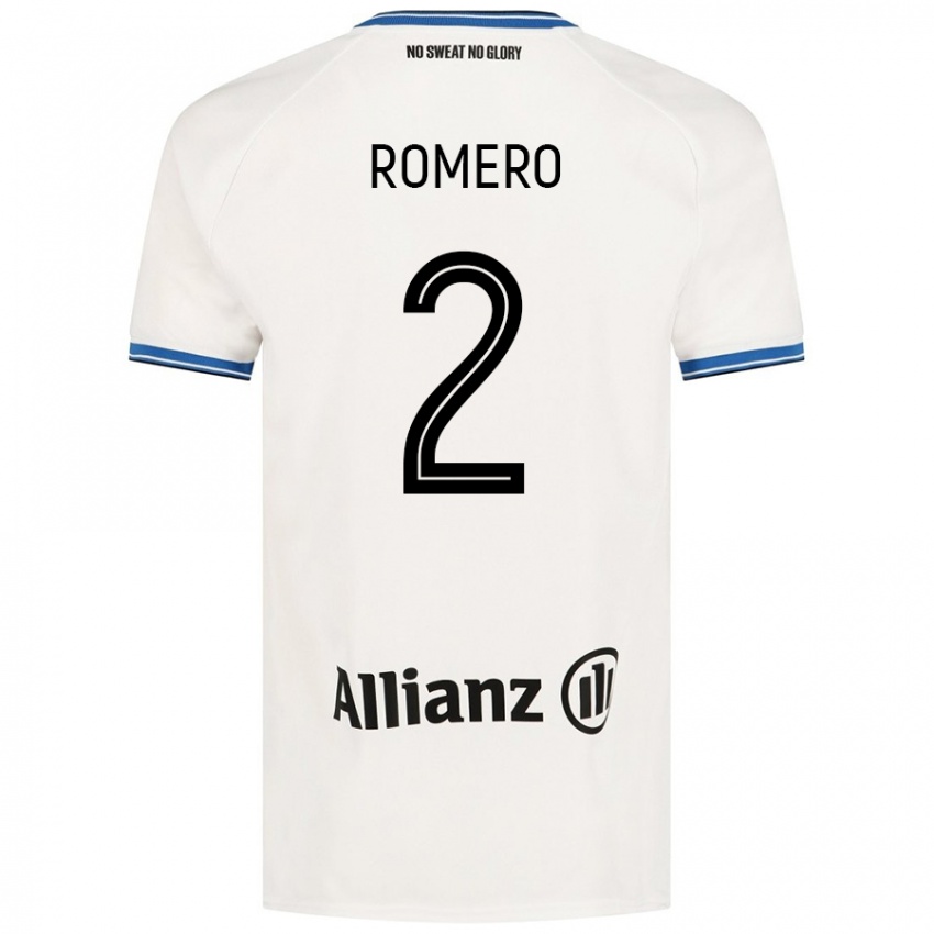 Niño Camiseta Zaid Romero #2 Blanco 2ª Equipación 2024/25 La Camisa