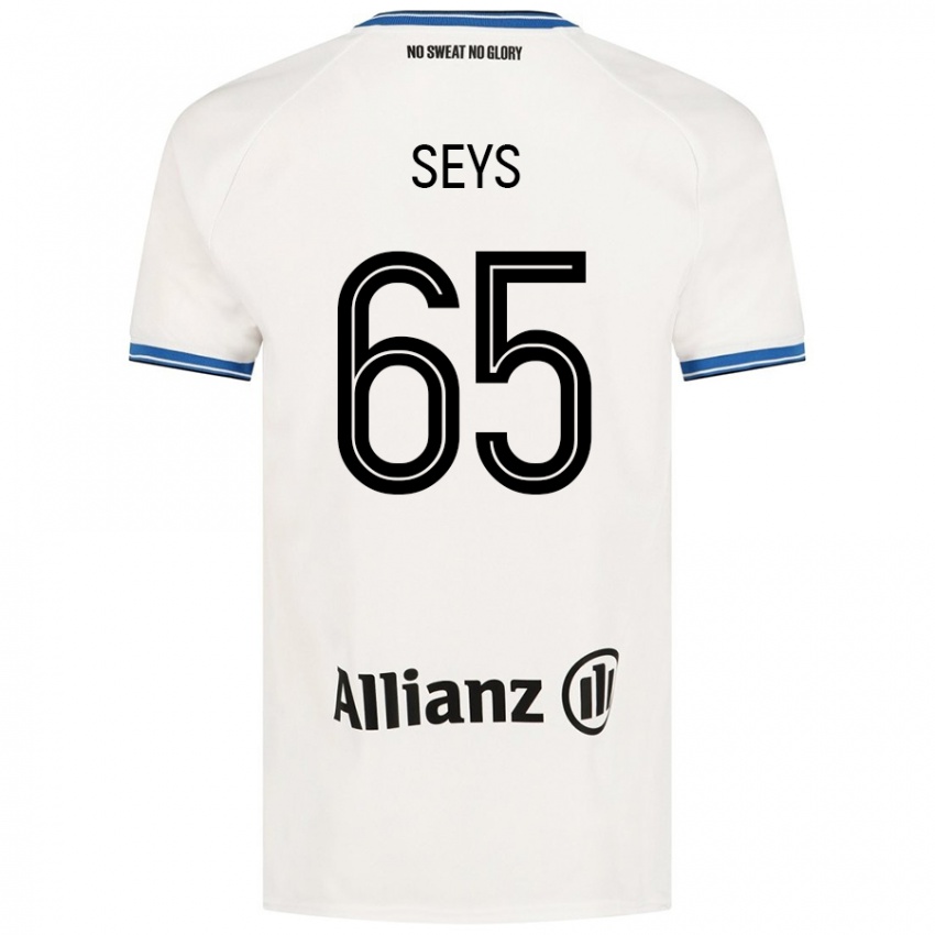 Niño Camiseta Joaquin Seys #65 Blanco 2ª Equipación 2024/25 La Camisa