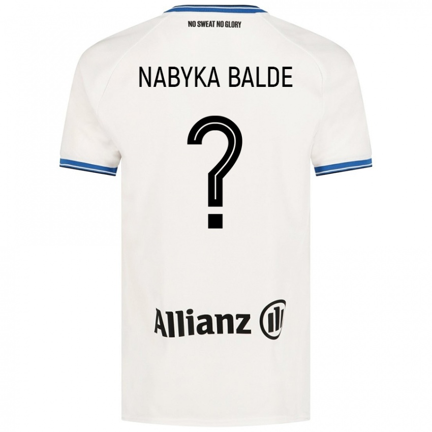 Niño Camiseta Mamadou Nabyka Balde #0 Blanco 2ª Equipación 2024/25 La Camisa