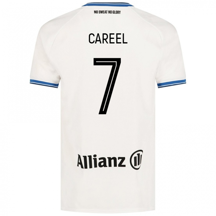 Niño Camiseta Oona Careel #7 Blanco 2ª Equipación 2024/25 La Camisa