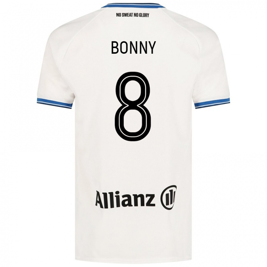 Niño Camiseta Chionne Bonny #8 Blanco 2ª Equipación 2024/25 La Camisa