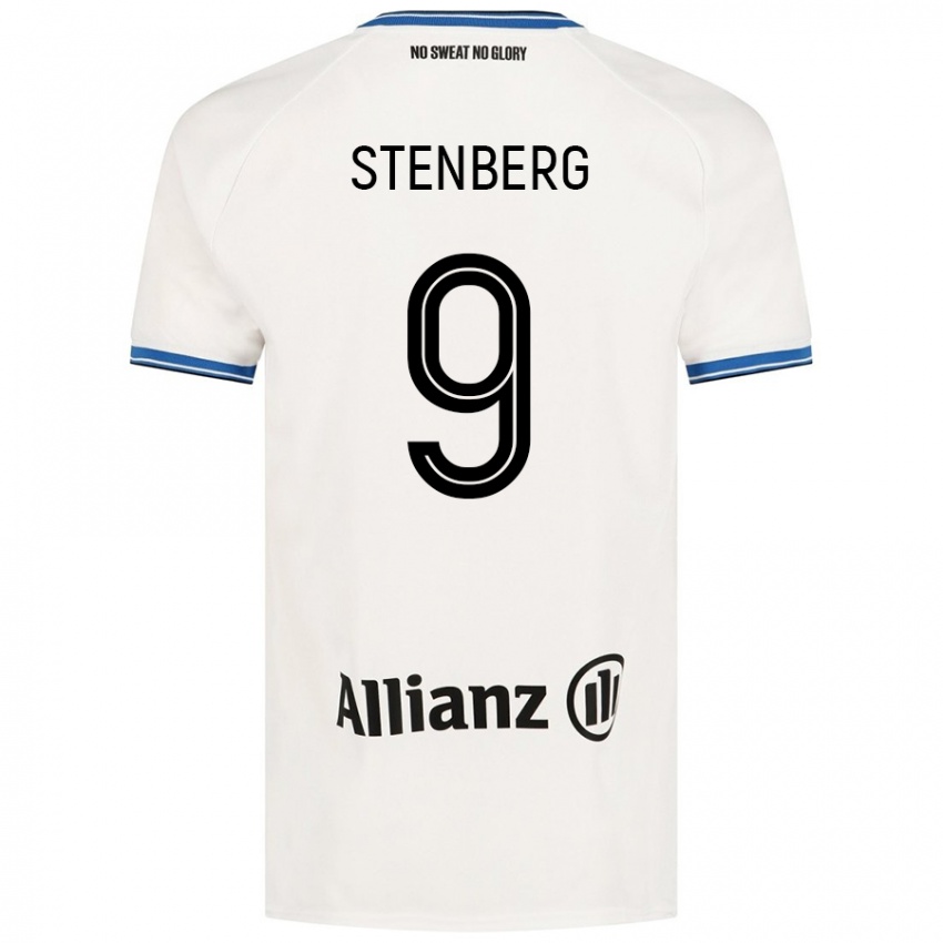 Niño Camiseta Hanna Stenberg #9 Blanco 2ª Equipación 2024/25 La Camisa