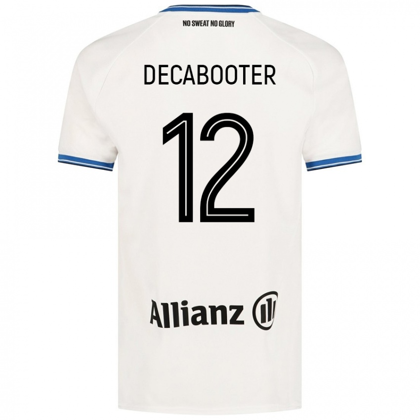 Niño Camiseta Marith Decabooter #12 Blanco 2ª Equipación 2024/25 La Camisa