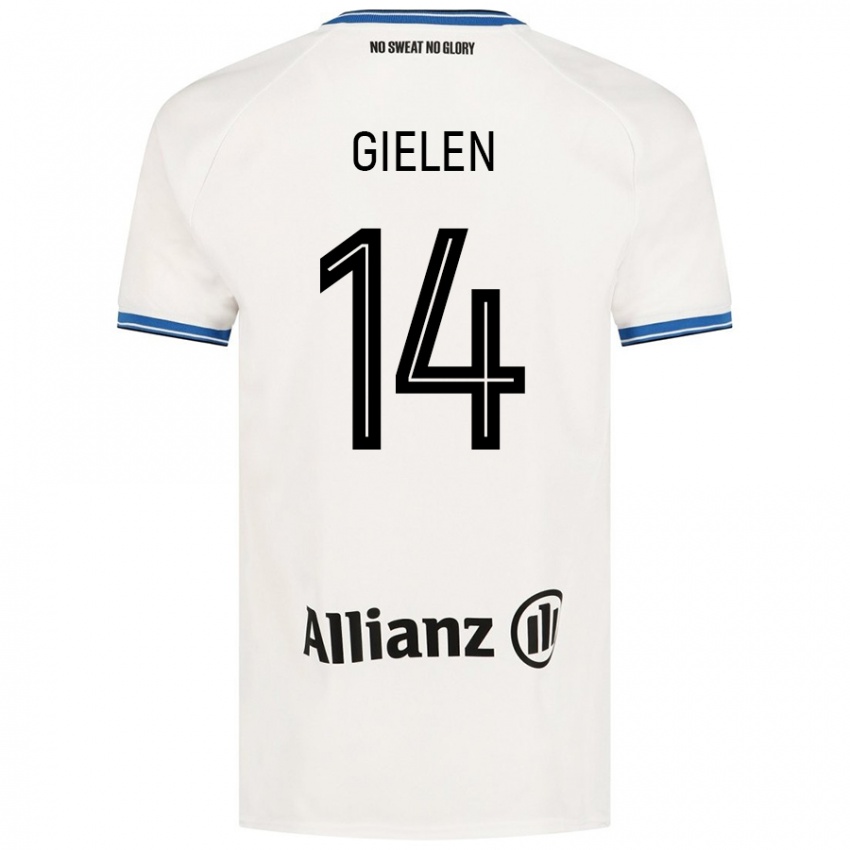 Niño Camiseta Sterre Gielen #14 Blanco 2ª Equipación 2024/25 La Camisa