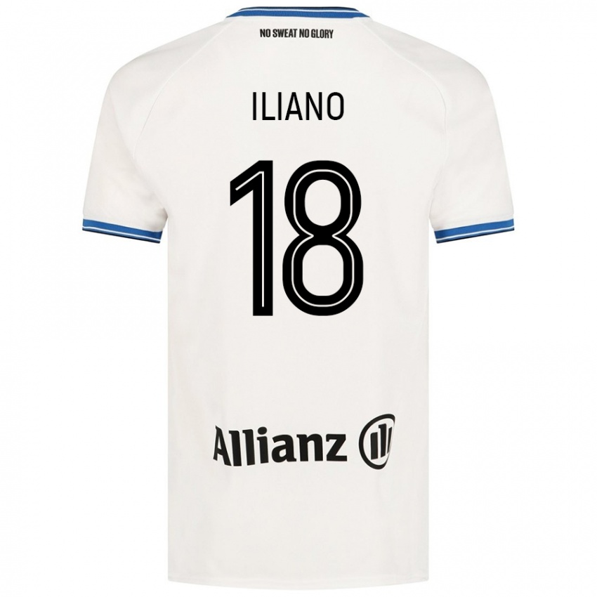 Niño Camiseta Isabelle Iliano #18 Blanco 2ª Equipación 2024/25 La Camisa