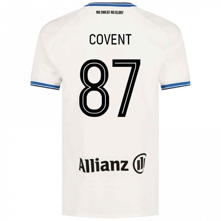 Niño Camiseta Jorijn Covent #87 Blanco 2ª Equipación 2024/25 La Camisa