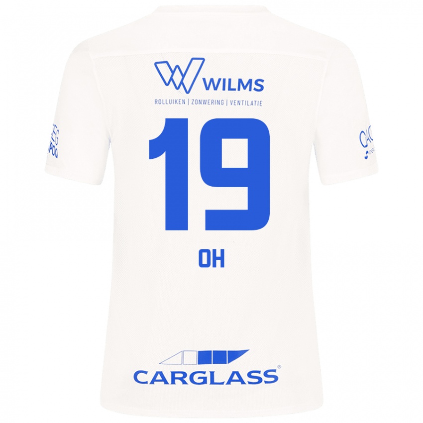 Niño Camiseta Hyeon-Gyu Oh #19 Blanco 2ª Equipación 2024/25 La Camisa