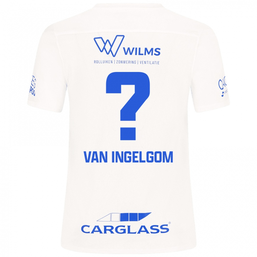 Niño Camiseta Tijn Van Ingelgom #0 Blanco 2ª Equipación 2024/25 La Camisa