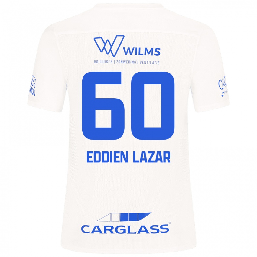 Niño Camiseta Saif Eddien Lazar #60 Blanco 2ª Equipación 2024/25 La Camisa